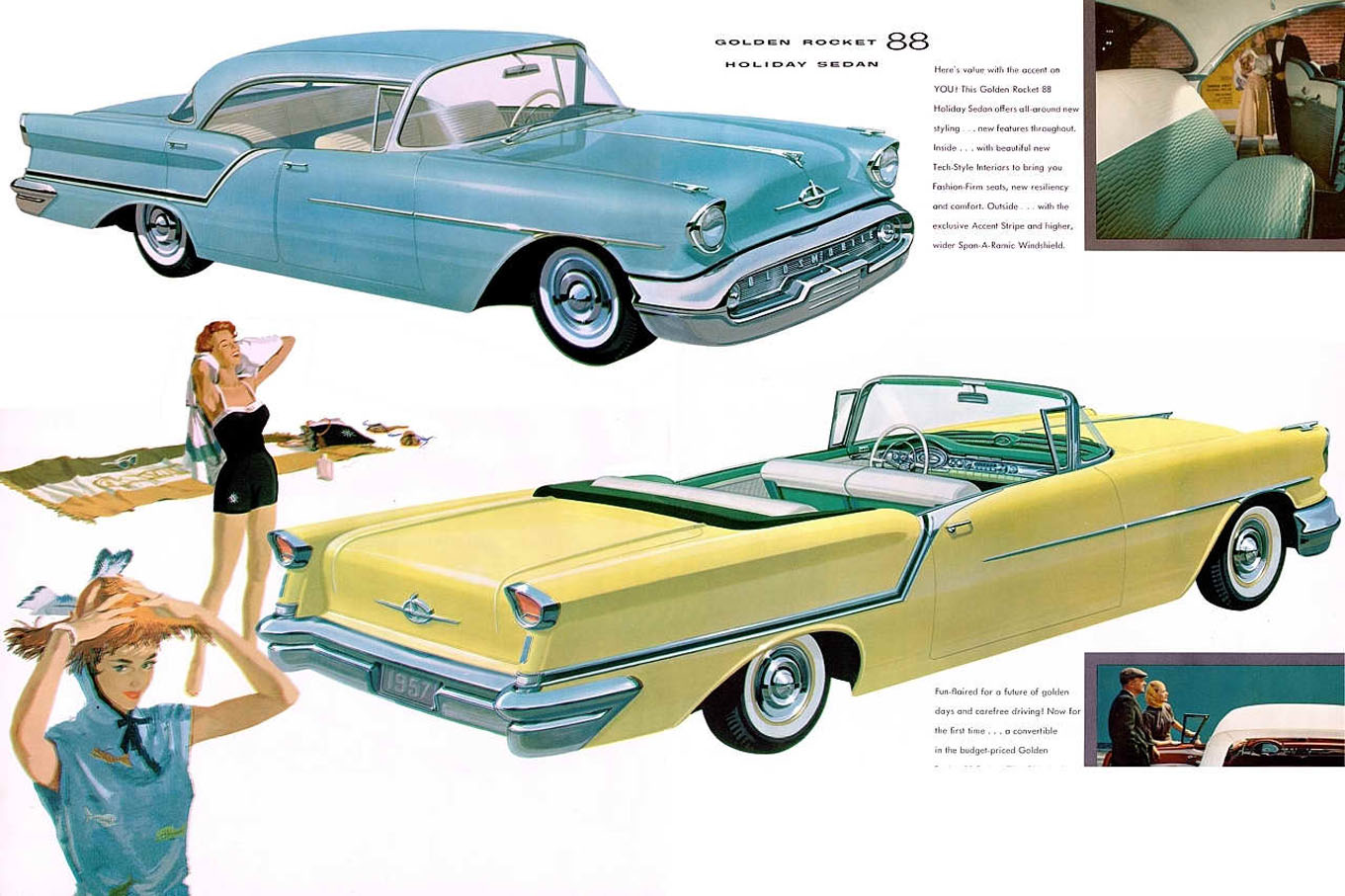 1957 Oldsmobile Motor Cars Brochure Page 14